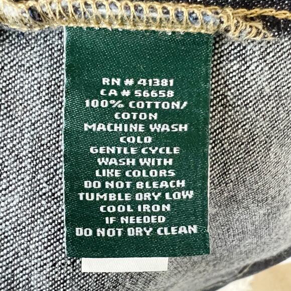 Lauren Ralph Lauren Denim V-Neck Collared Shift Dress Blue XXL | Classic Jean - Picture 7 of 11